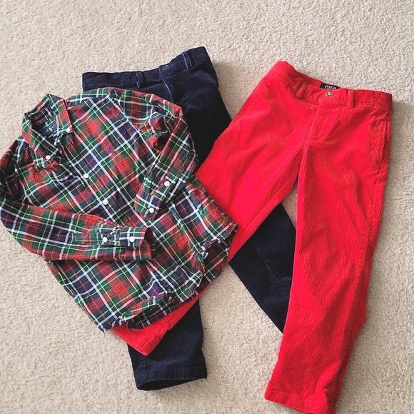 Polo Ralph Lauren Other - Boy's Holiday Polo Bundle Size 5